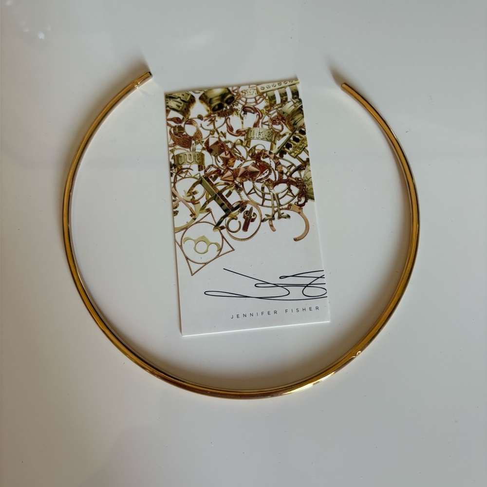 Jennifer Fisher Gold Open Choker one size